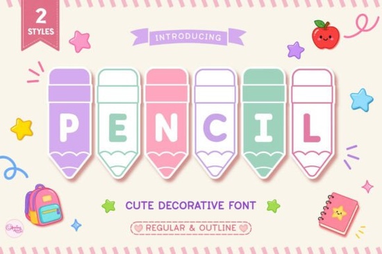 Pencil Font